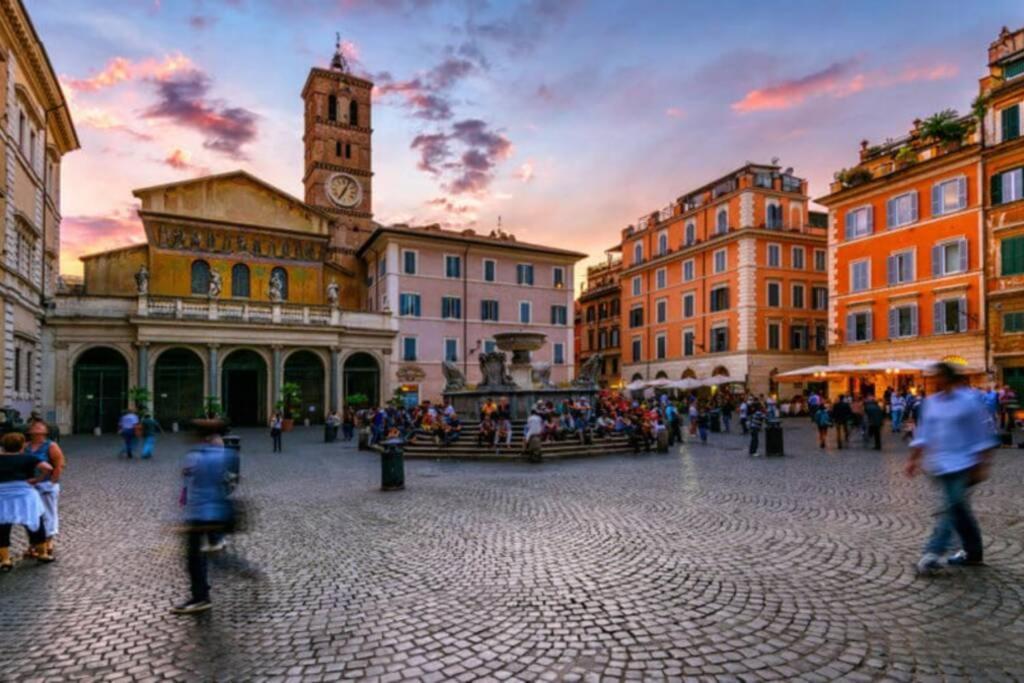 Elegante Open Space Con Vasca Idromassaggio A Trastevere Roma Exterior foto